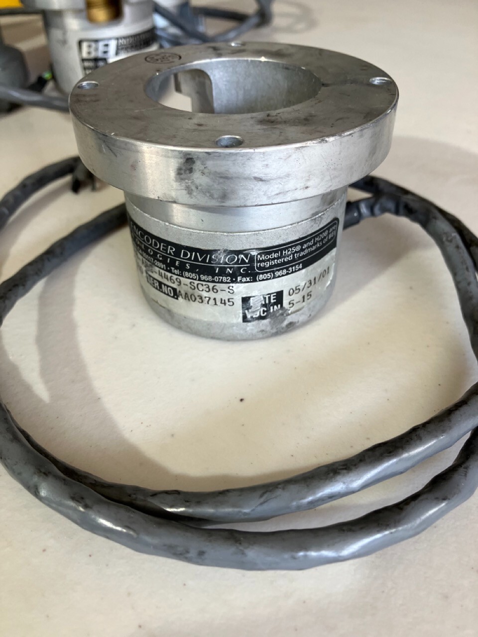 Industrial Encoder Corp Encoder (new, used only for testing) 5-15VDC AA037145