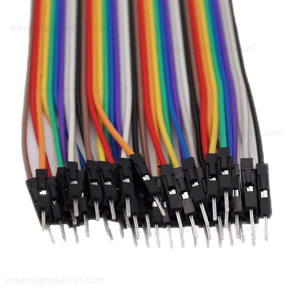40 Dupont Cables Jump Wire M-F M-M F-F Jumper Ribbon Breadboard Cable Lead