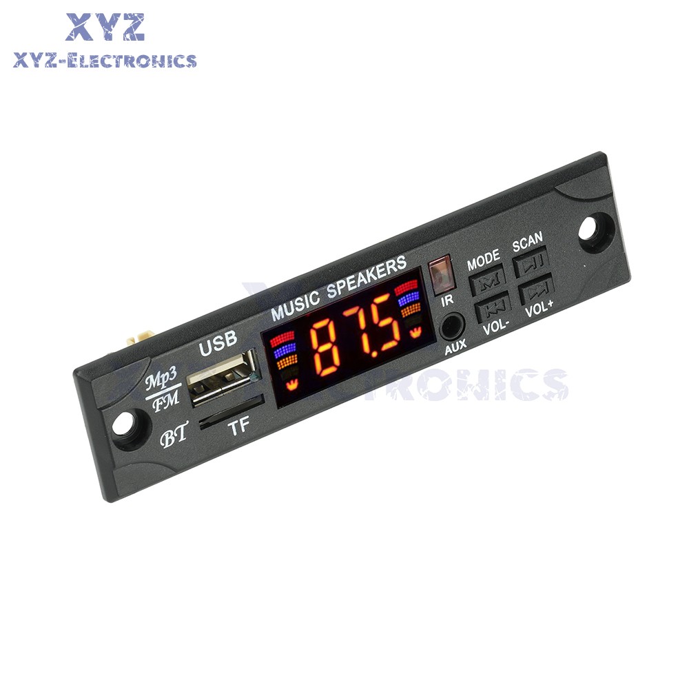 DC12V Bluetooth MP3 Lossless Decoding Board USB Playback Audio Decoder W/ Remote