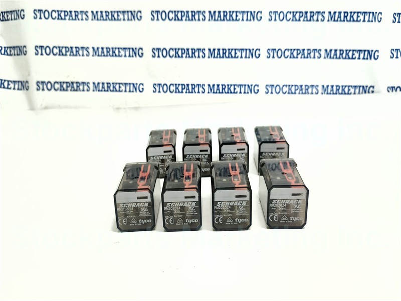 Lot 8pcs Schrack RM202024 Relay 24V 30 Days Warranty Expedited Shipping