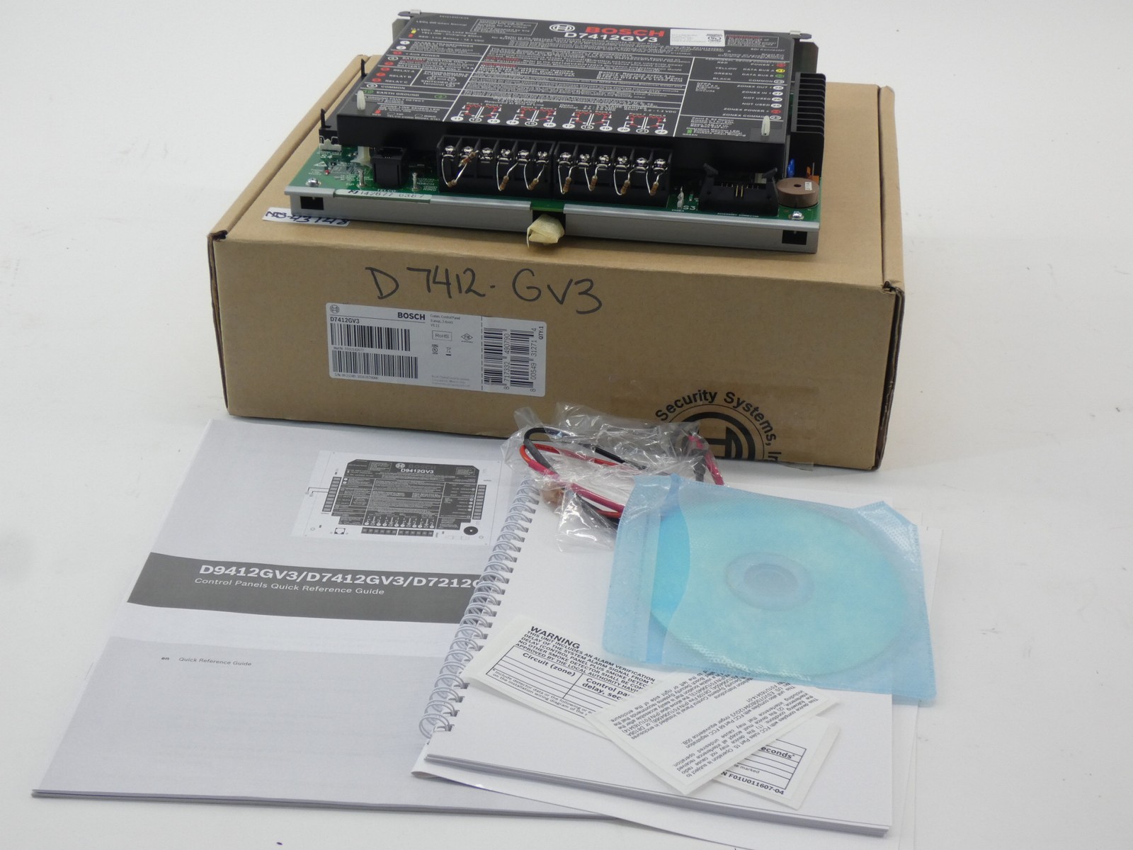 Bosch D7412GV3 Commercial Protected-Premises Control Panel – NEW Surplus!