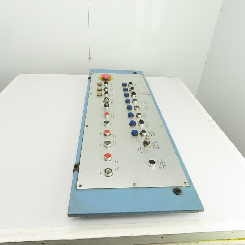 Sinico Operator Control Panel W/ E-Stop, Selector & Push Switches Indicators