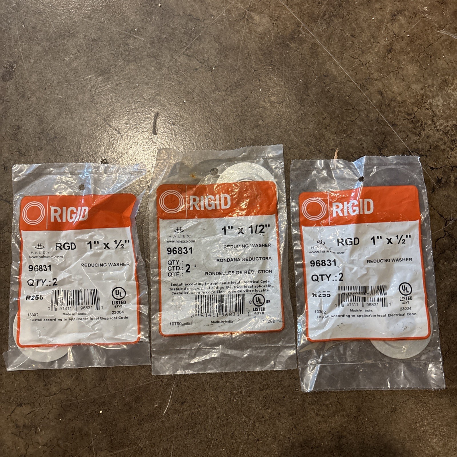 Rigid/IMC Conduit Reducing Washer, 1 x 1/2-In., 2-Pk. 96831 Total of 6