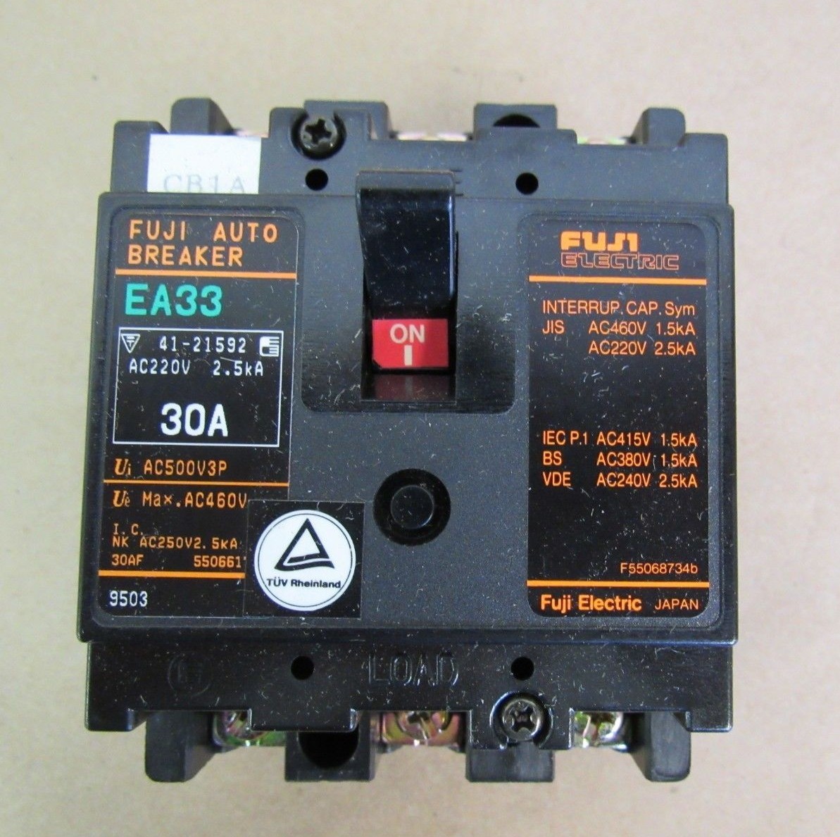 FUJI ELECTRIC AUTO BREAKER EA33 30A