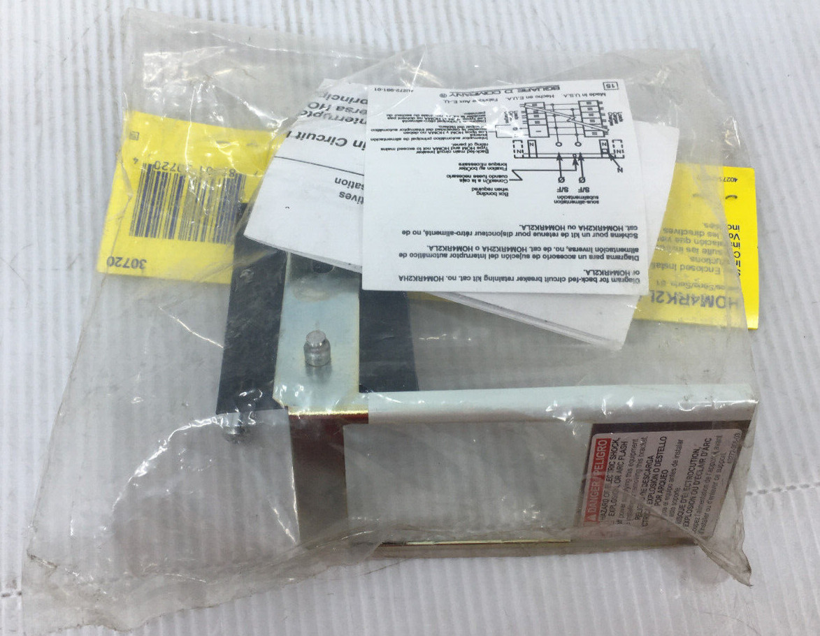 Square D Back-Fed Main Curcuit Breaker Two Pole 100-125A Retaining Kit PK4MB2LA