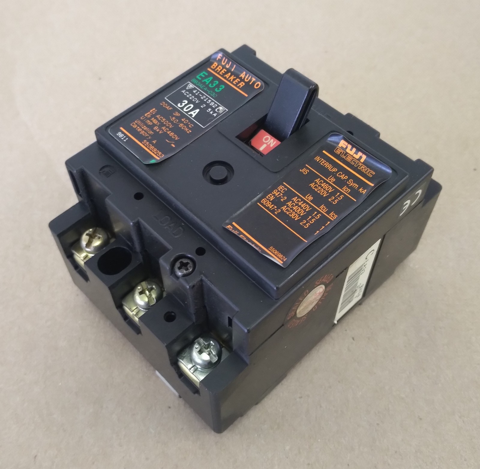 FUJI ELECTRIC FUJI AUTO BREAKER EA33 30A, ITEM B