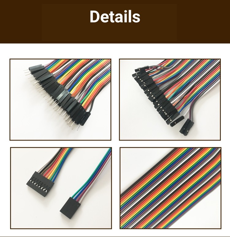 Dupont Jumper Wire Cable Female to Male Arduino Breadboard Cable Lead