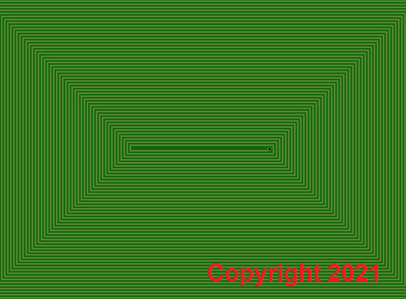 350uh Crystal Radio Green Spiral Coil Rectangular Printed Circuit Board