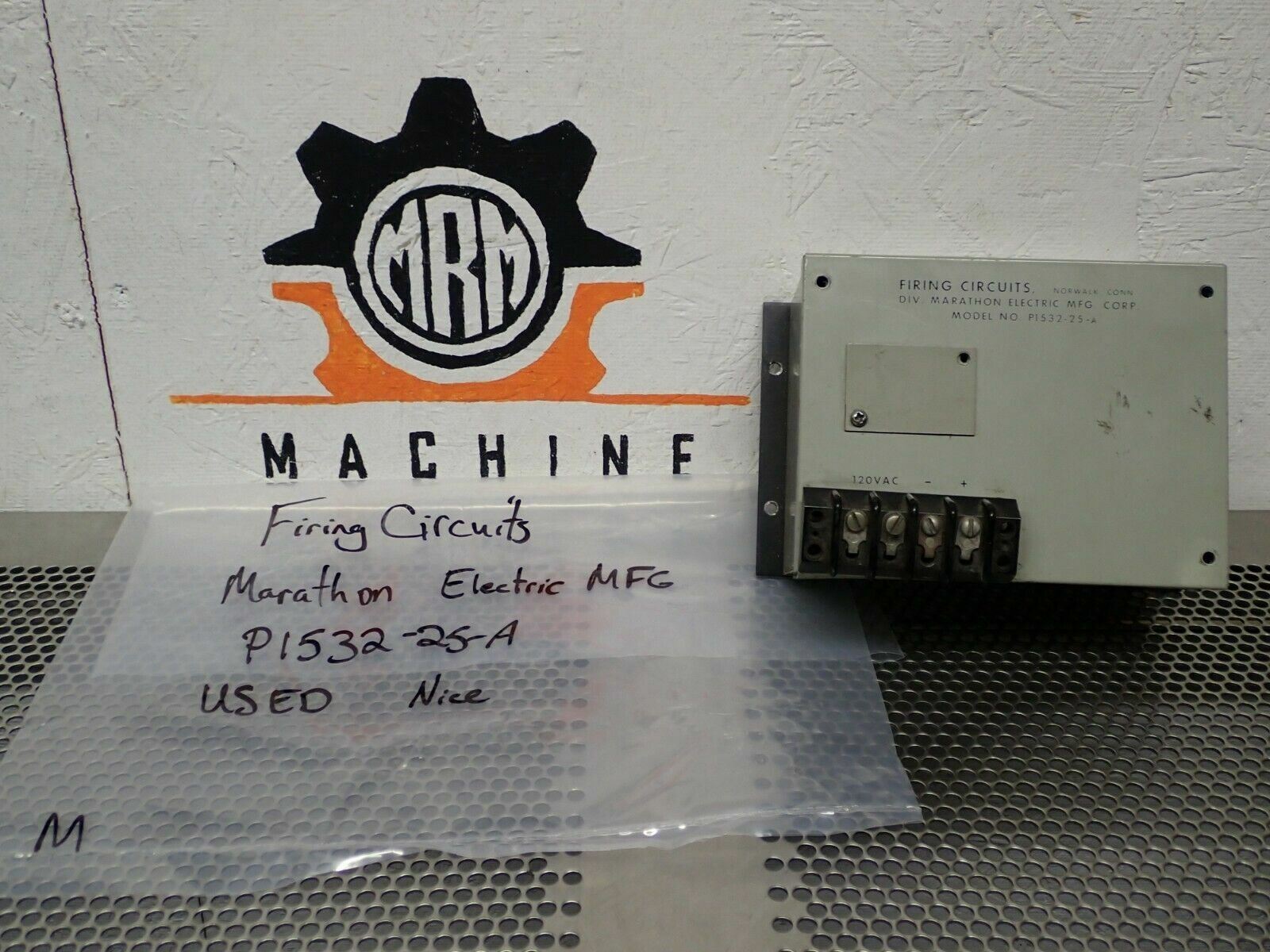 Marathon Electric P1532-25-A Firing Circuits Used With Warranty See All Pictures