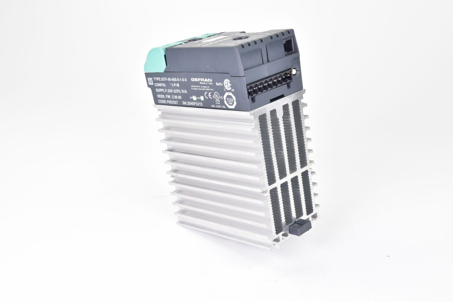GEFRAN GTF-40-480, GTF-40-480-0-1-0-0, Single phase power controller, 2.90.90