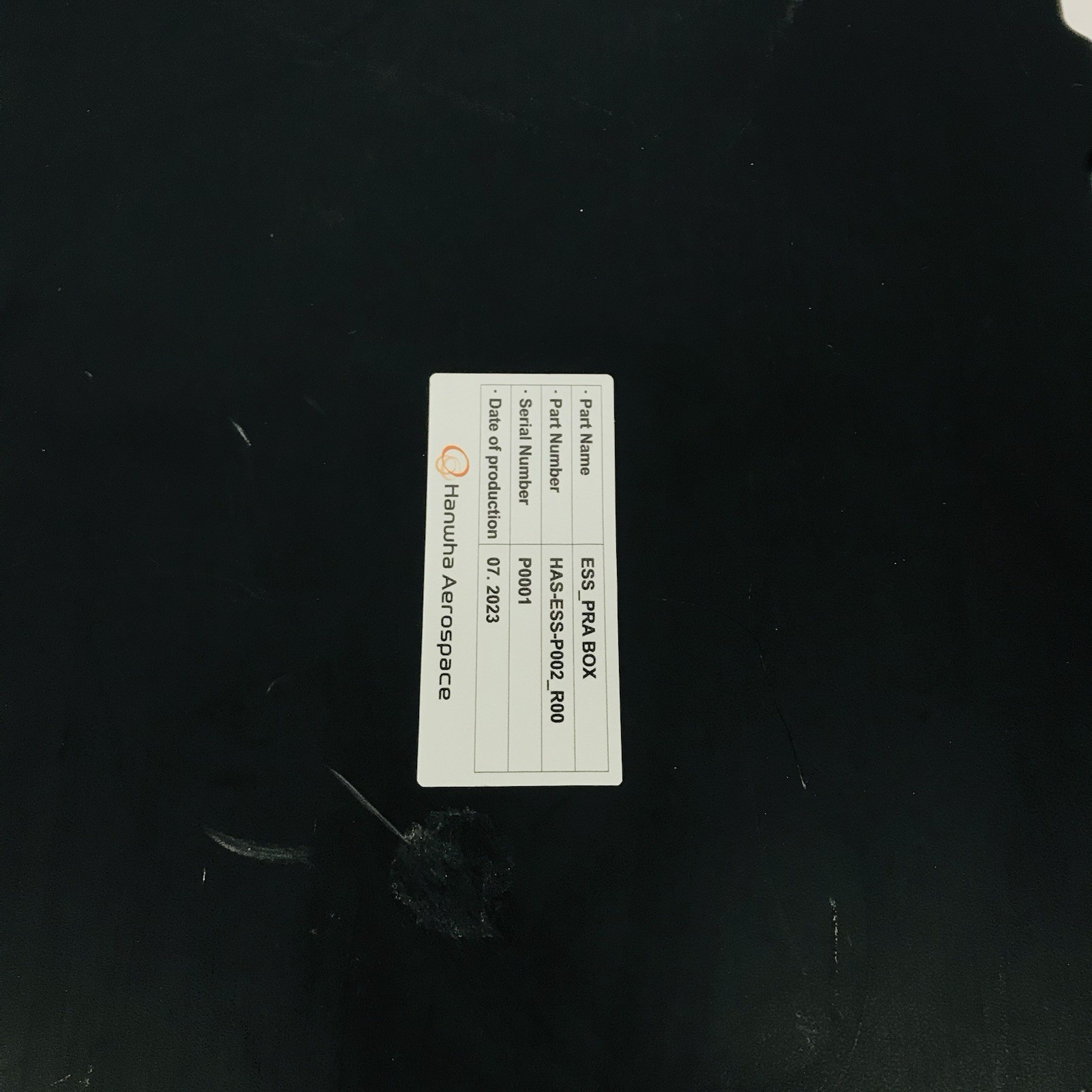 Hanwha Aerospace ESS-PRA BOX HAS-ESS-P002_R00 Battery Power Relay Box Untested
