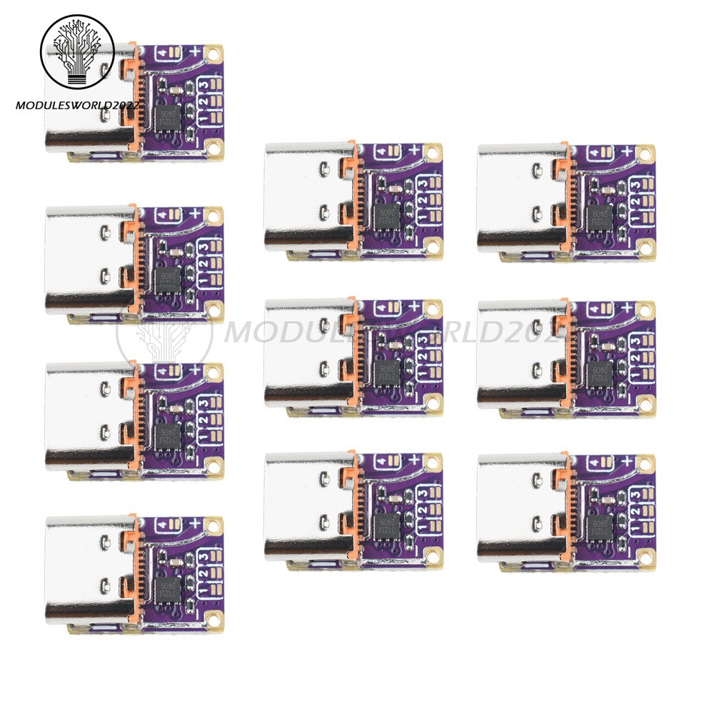 10x PD/QC Fast Charging Decoy Trigger Module DC5V9V12V15V/20V Volt Trigger Board