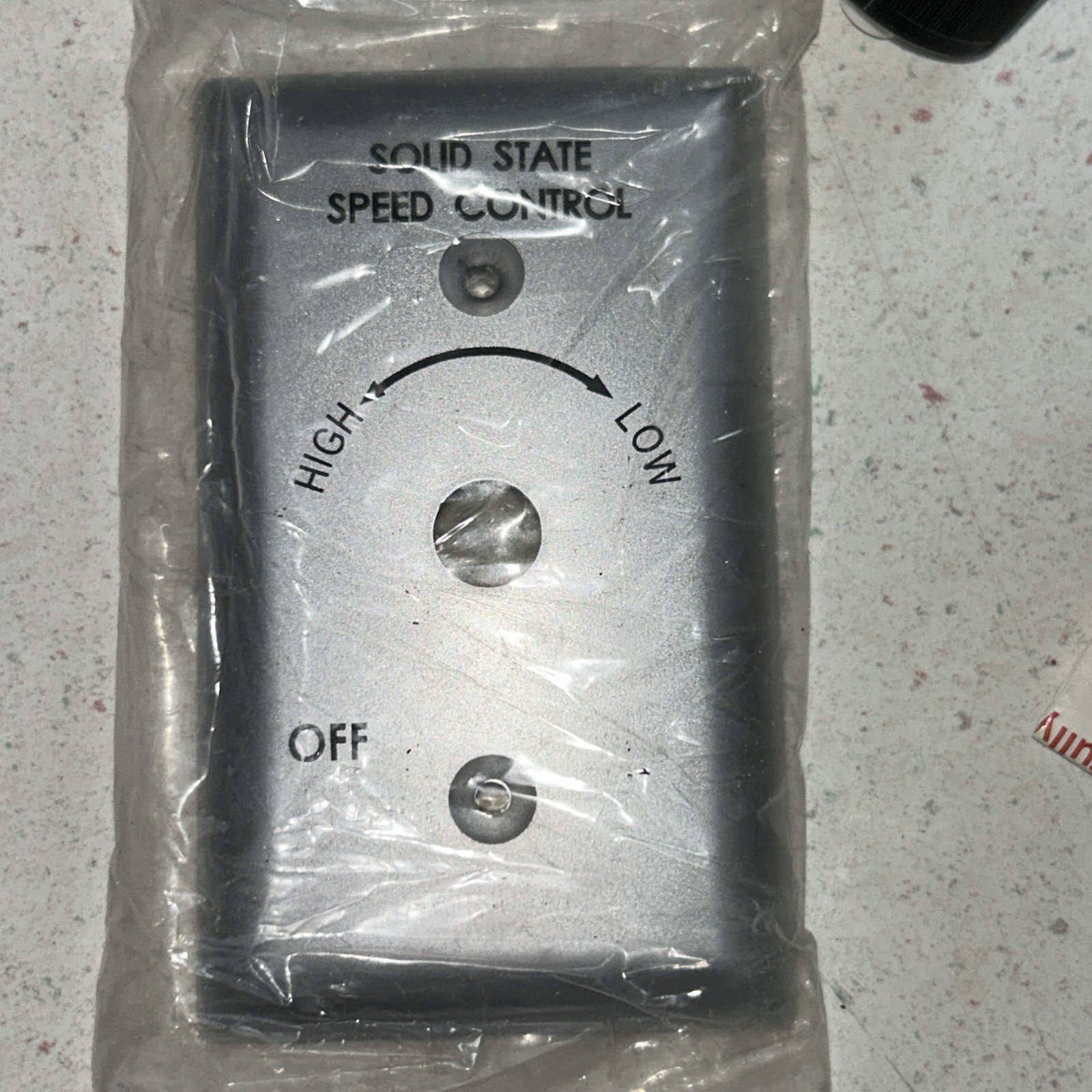 Raffel Systems 385031 FSC6-120 Wall Mount Solid State Speed Control Fan Silver