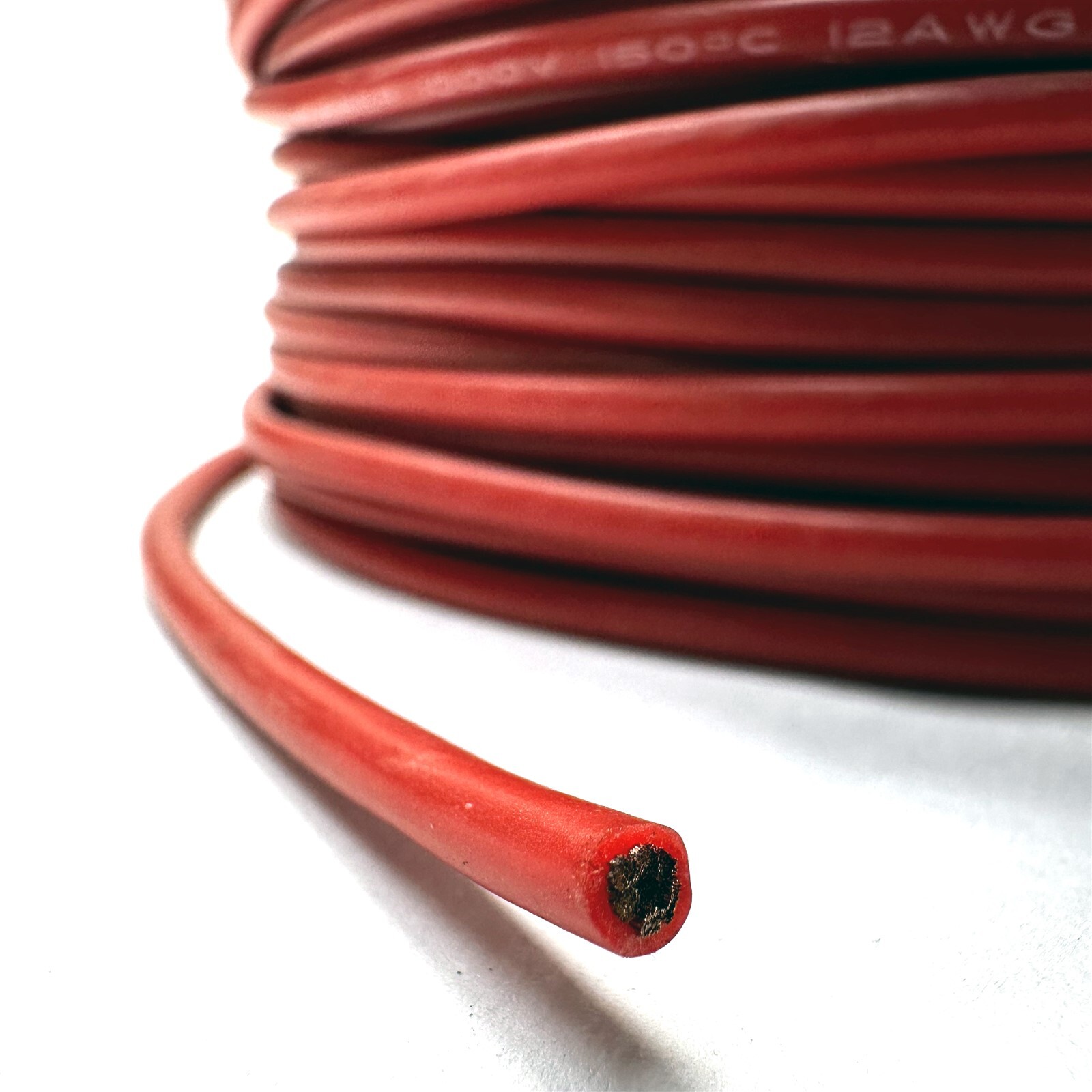 Eassan 12AWG Silicone Rubber Double Insulation Copper Wire RED E205197 6FT NEW