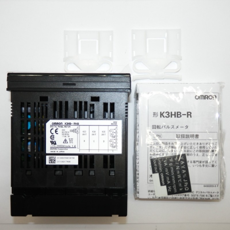 Omron 100-240VAC 0-30 Hz 0-50 kHz Digital Rotary Pulse Meter K3HB-RNB