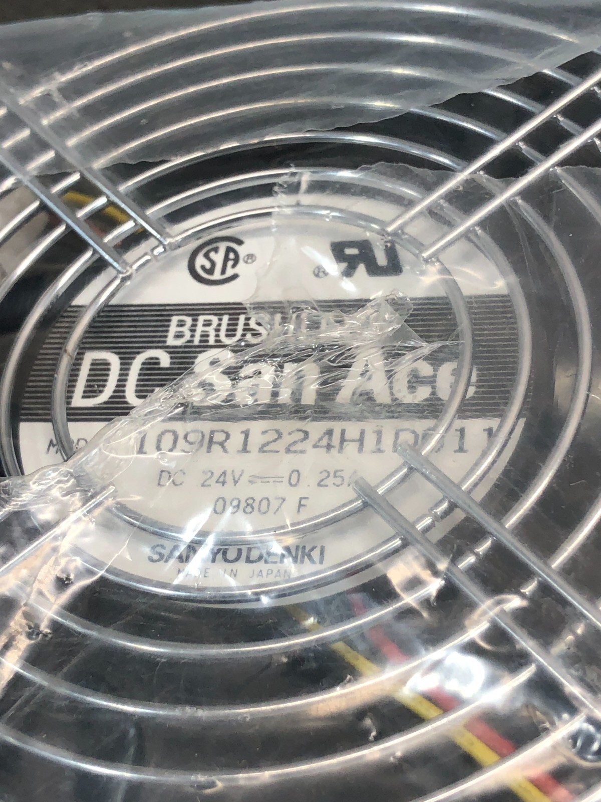 Sanyo Denki 109R1224H1D011 Brushless DC San Ace Fan, VME, 233571484, 165588