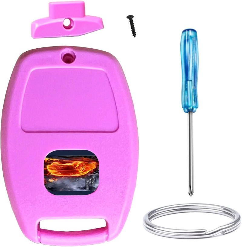 Replacement Key Fob Shell for 2008-2012 Accord 2006-2013 Civic Color: 4B-1Pink