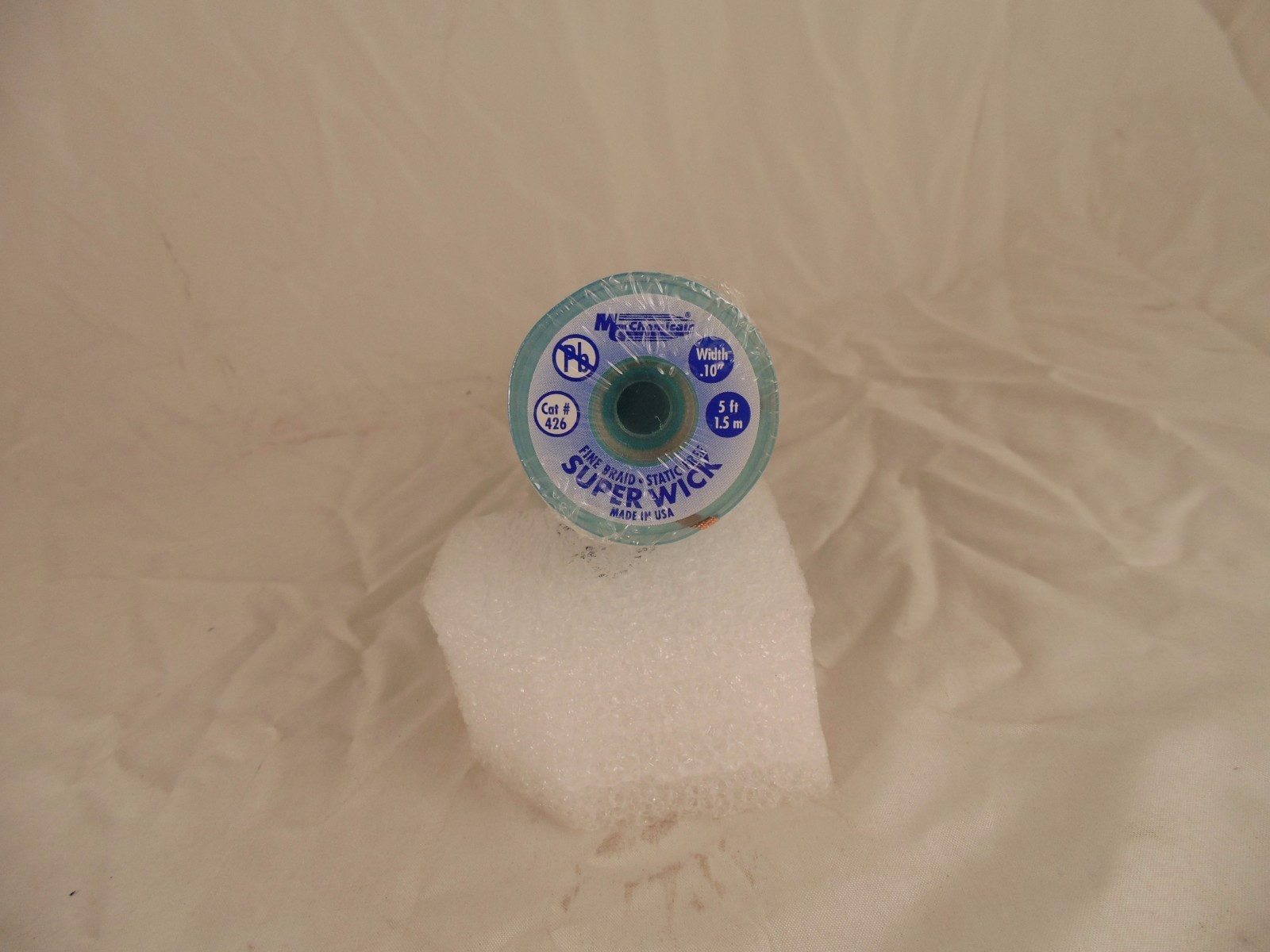 MG Chemicals 400 Series #4 Fine Braid Super Wick with RMA Flux 5’X.10″ NEW 44-3