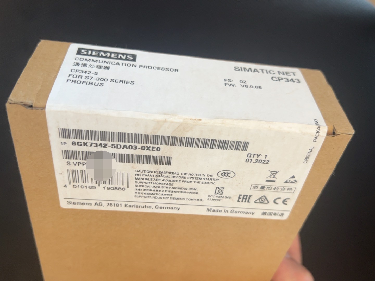 one NEW Siemens 6GK7342-5DA03-0XE0 Welcome counteroffer