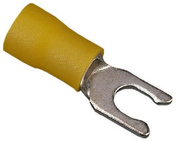 IDEAL 83-7101, Snap Spade Terminal, 12 to 10 AWG, 1/4″ Stud, 600 V, 2pcs