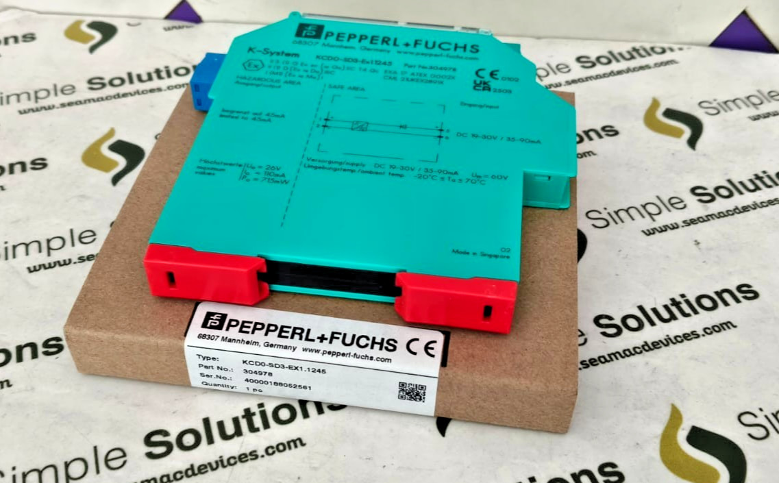 1PC- Pepperl+Fuchs KCD0-SD3-EX1.1245 1-channel Solenoid driver -New