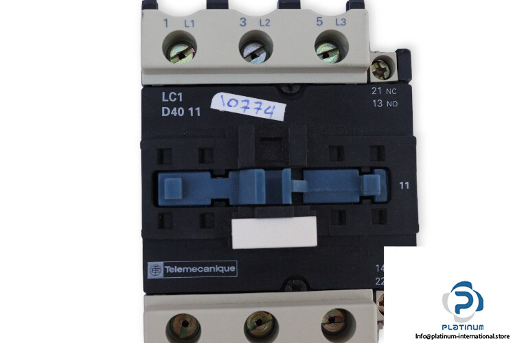 TELEMECANIQUE LC1 D40 11F7 CONTACTOR