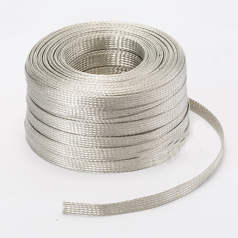 EMI RFI ESD Shielding Wire Sheathing Cable Sleeve Metal Mesh 19’&50′ Length Lot