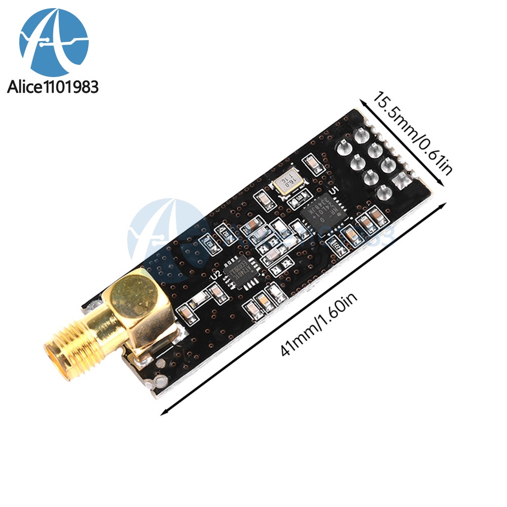 NRF24L01+PA+LNA SMA Antenna Wireless Transceiver communication module 2.4G 1100m