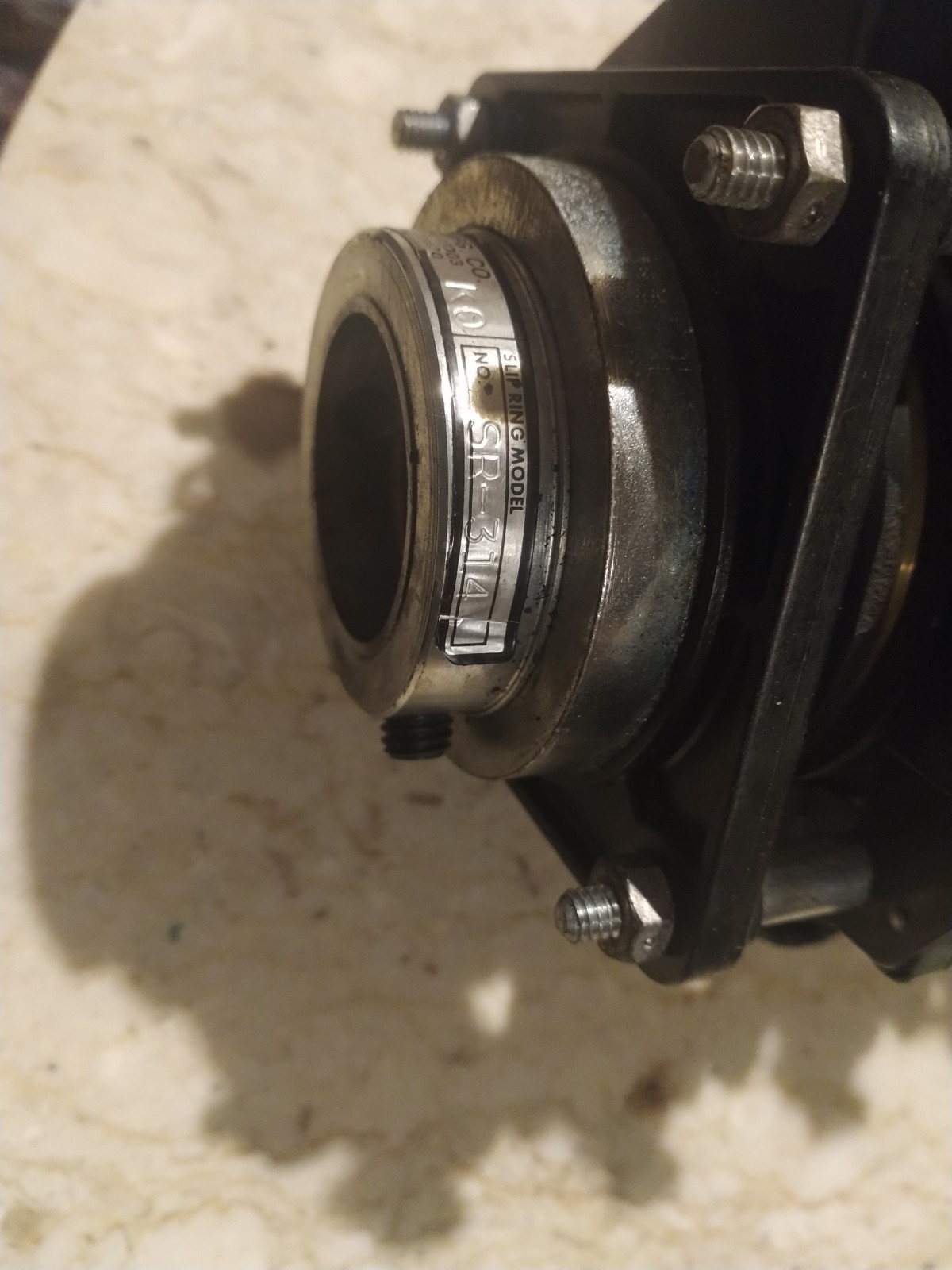 Aero-Motive SR-314 Slip Ring 35A 600V 14 Contacts Out Of Pow-R-Matic Wire Spool