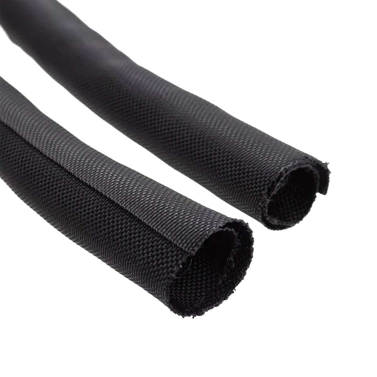 Split Braided Cable Sleeve Nylon Self Wrap Wire Loom Cord Management Protector