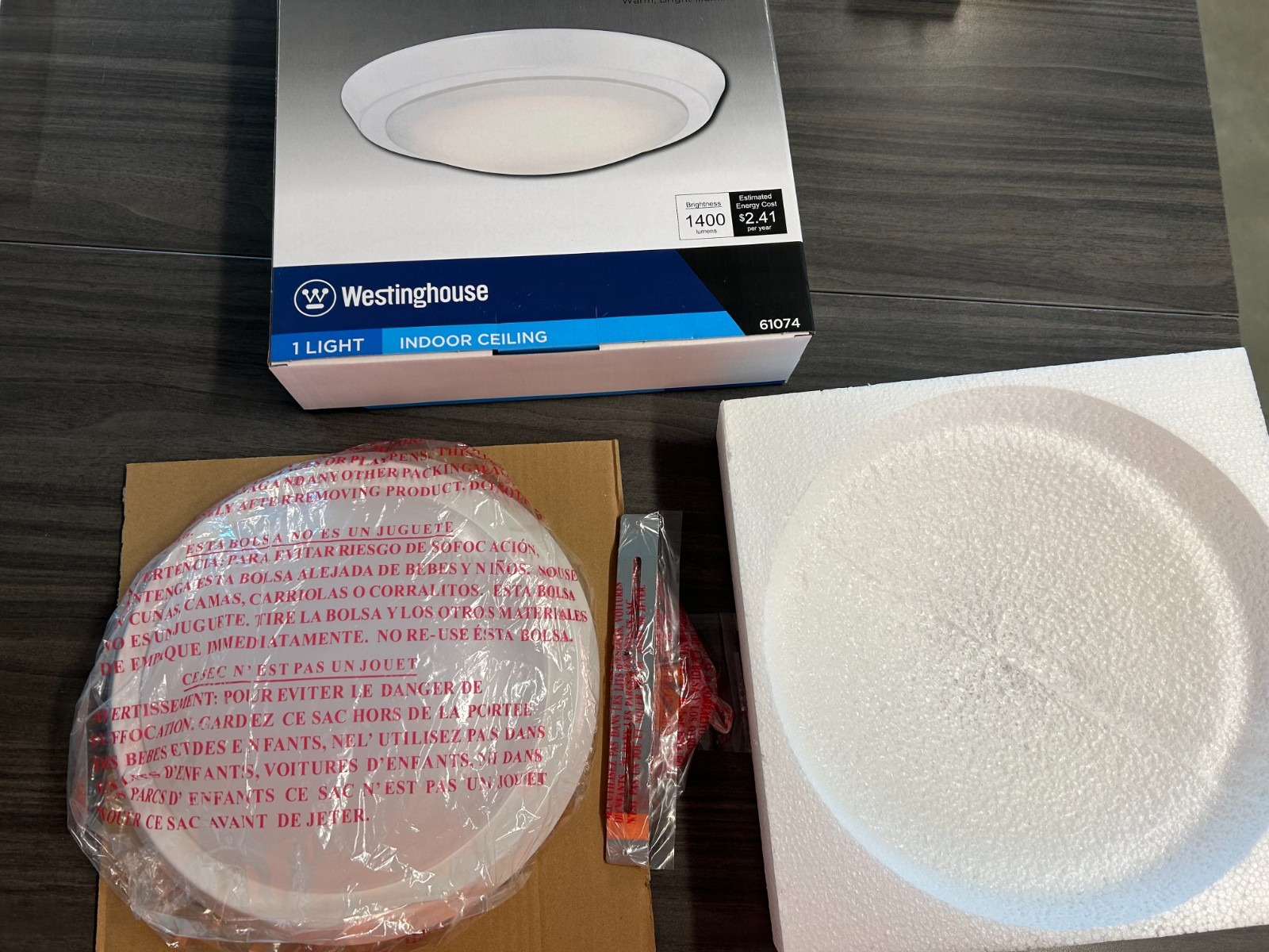 Westinghouse 61074 LED Flush Mount Ceiling Fixture 20 Watt 120 Volts (Lot of 6)