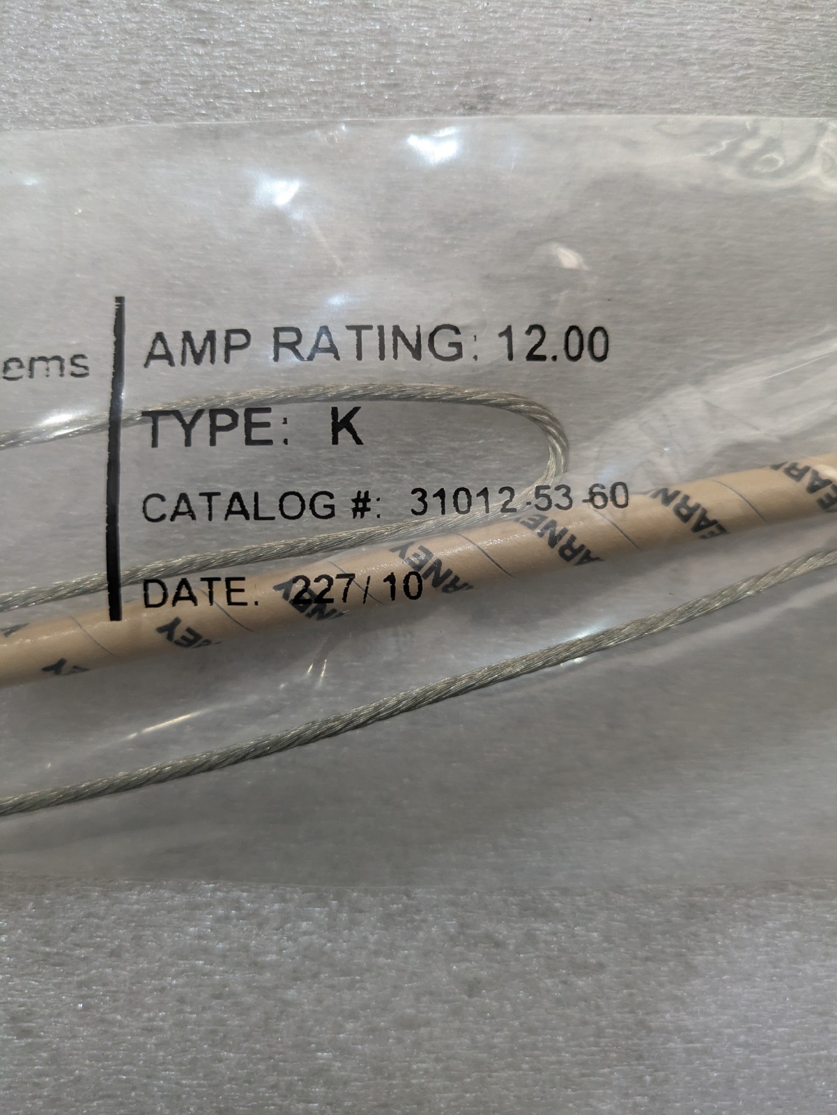 Eaton 31012-53-60 Kearney Fitall Type K Fuse Link 12 Amp Electrical Industrial
