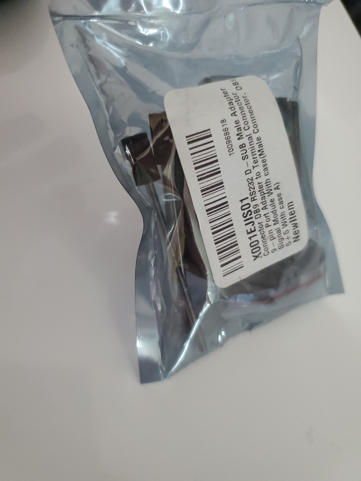 X001EJIS01 MALE CONNECTOR DB9RS232 D-SUB MALE ADAPTER
