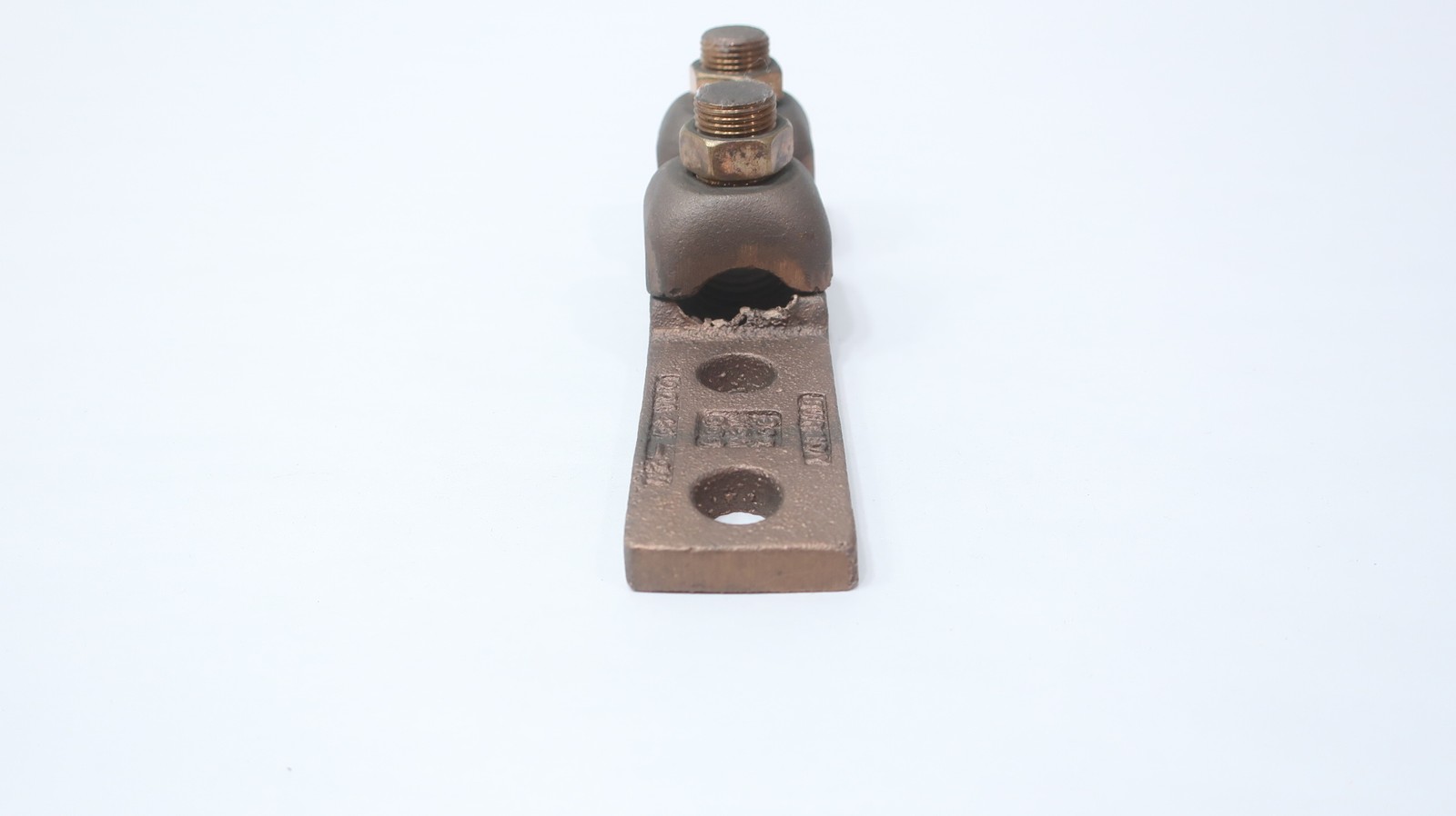 Burndy QQA40-2N Two Hole Mounting Heavy Duty Copper Lug Connector