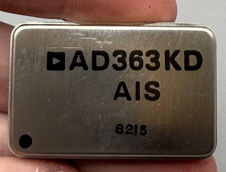Twin Pack Analog Devices AD363KD AIS Analog Input Stage CDIP32 Gold Pins NOS 2x