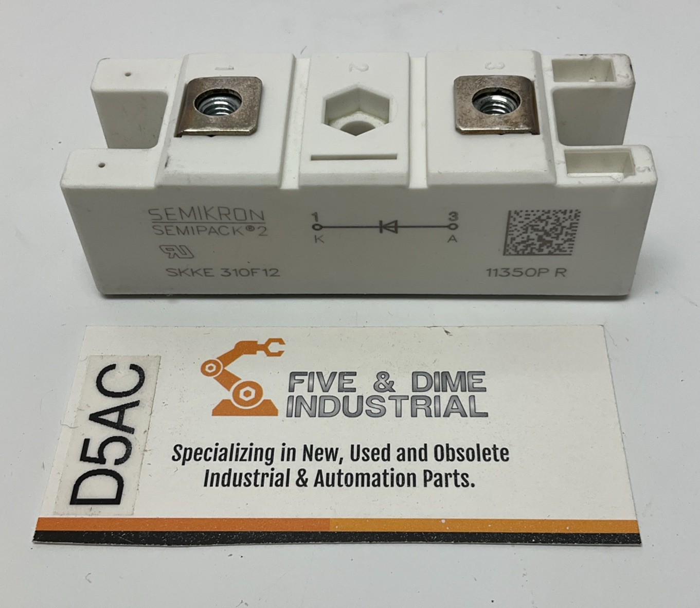 Semikron SKKE 310F12 Semipack 2 Thyristor / Diode 310-Amp, 1200 Volts