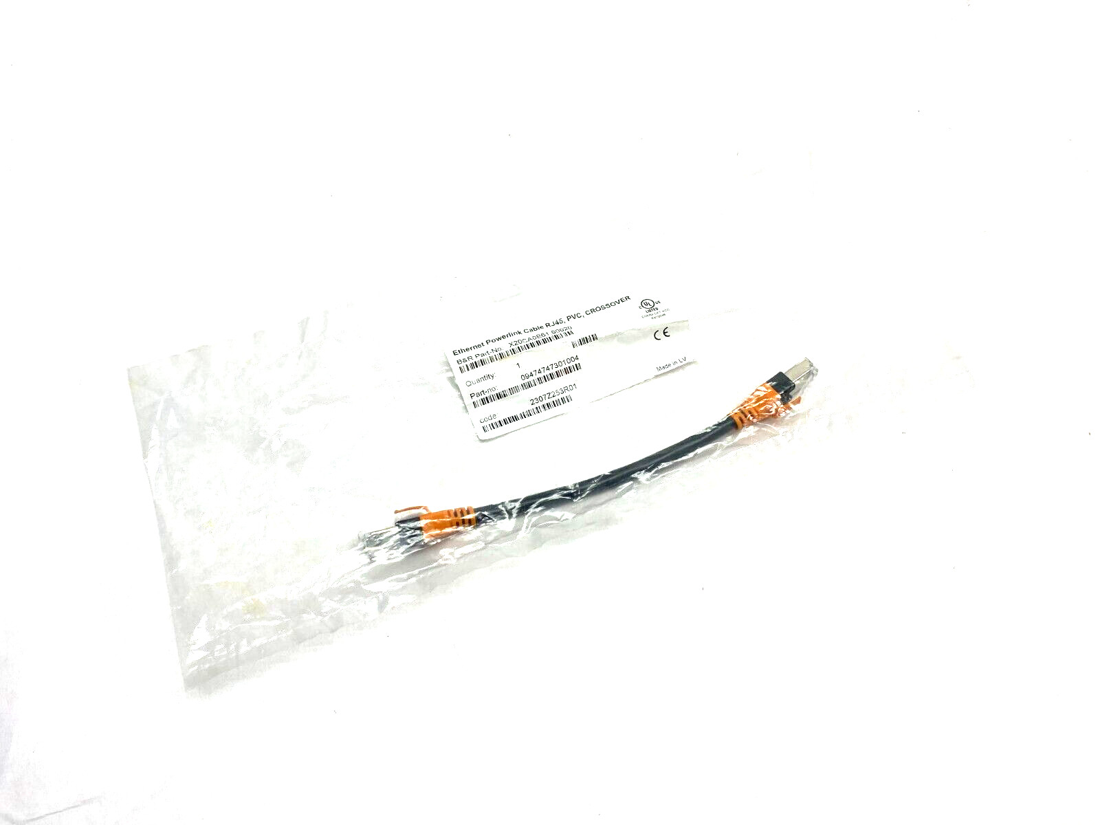 B&R X20CA0E61.00020 Ethernet Powerlink RJ45 Crossover Cable 0.2m Length