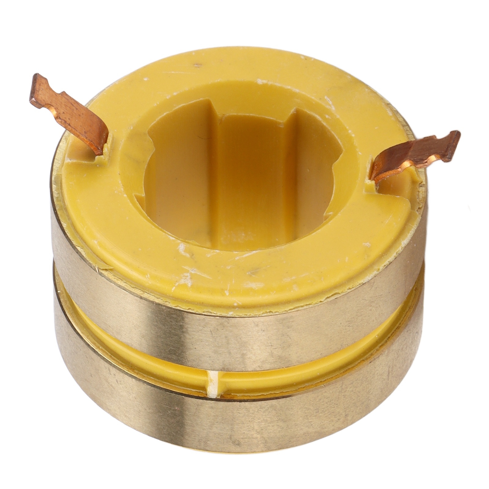 Slip Ring Brass Conductive Collector 2 Way 22mm ID 38mm OD For 168F Generators