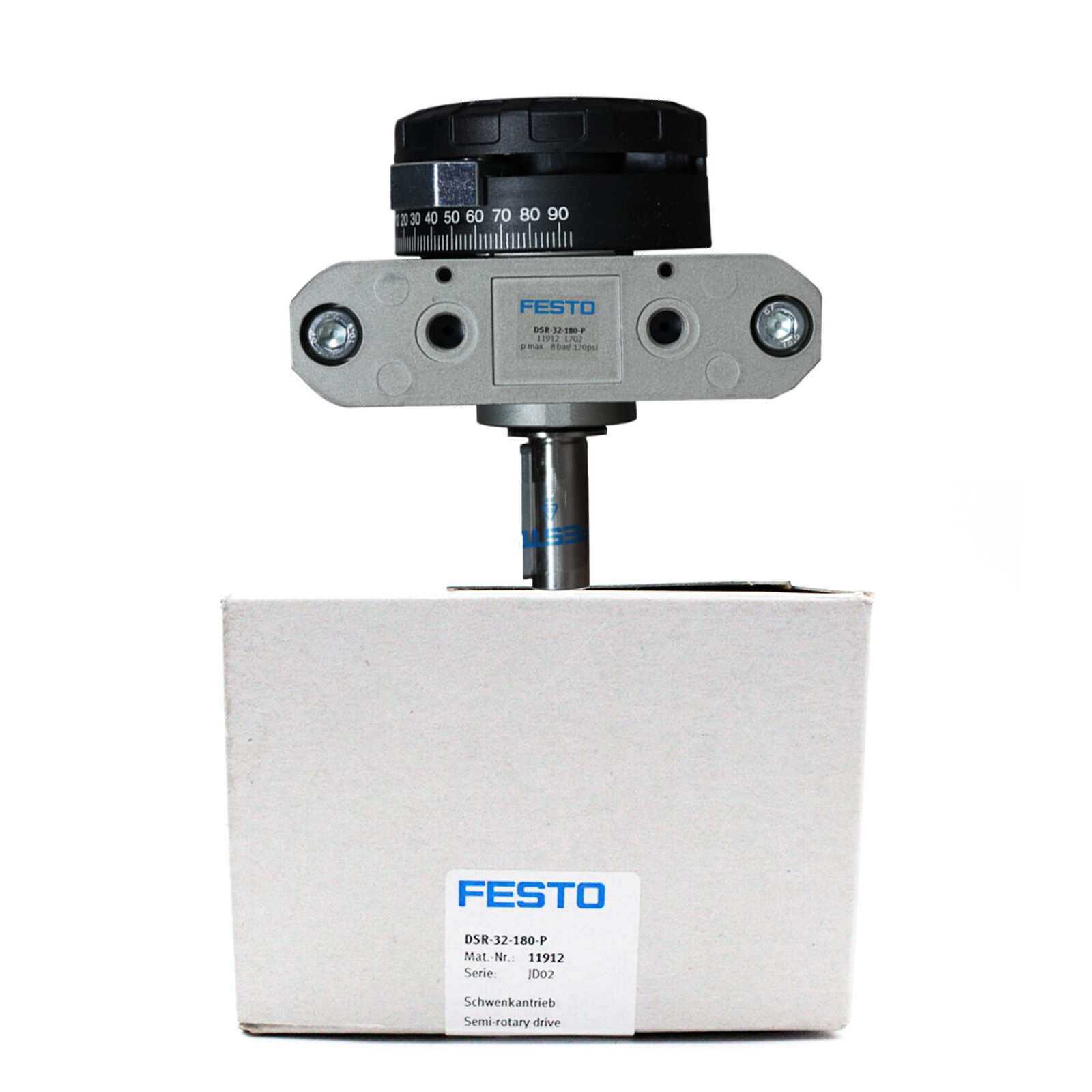 1PC New In Box Festo 11912 DSR-32-180-P Semi Rotating Cylinder Valve