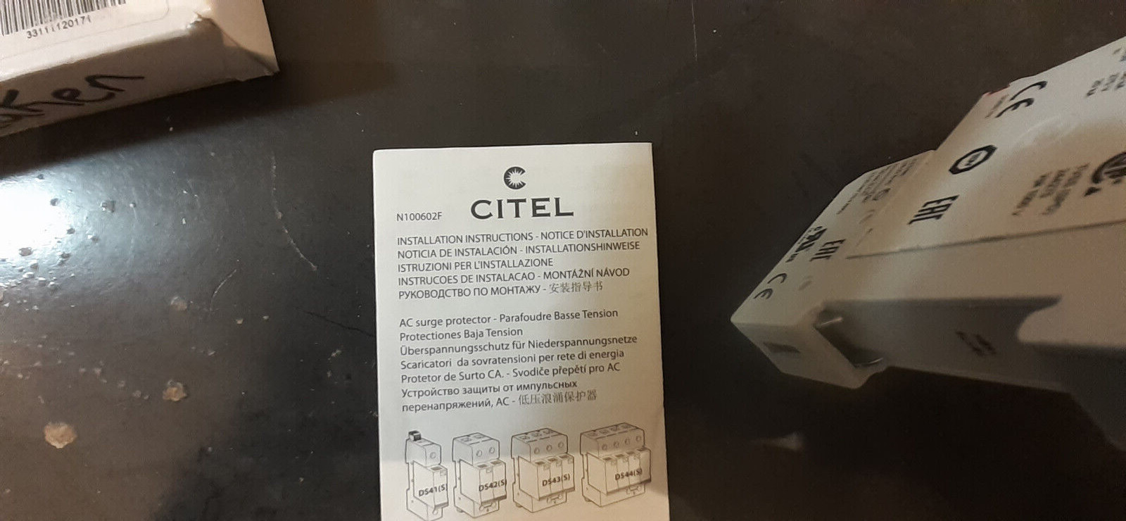 CITEL DS41S-280 Type 2 AC surge protector – 1-pole – pluggable