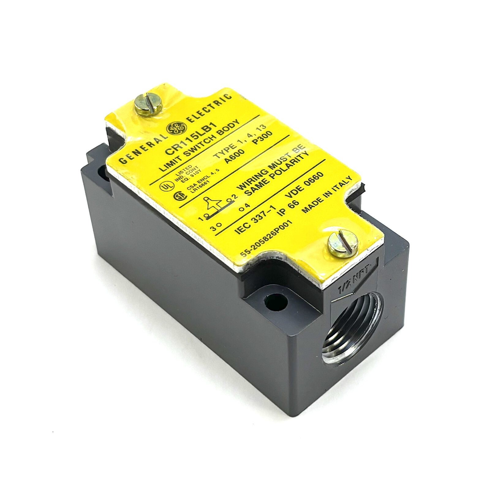 General Electric CR115LB1 Limit Switch Body (NEW)