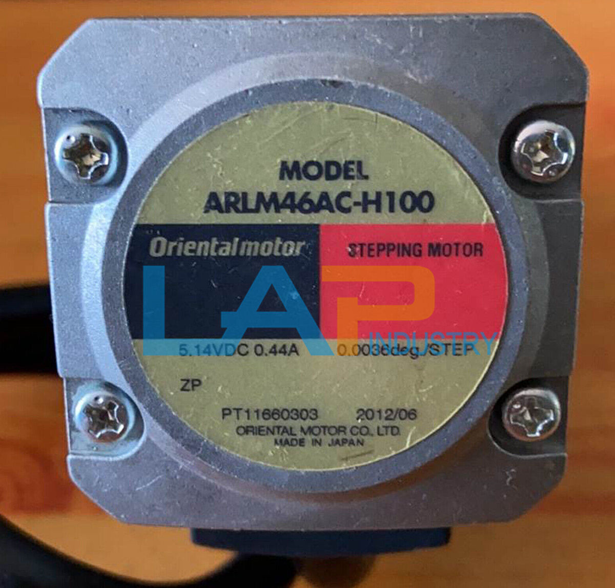 1 Pc. Used ARLM46AC-H100 stepping motor 5.14VDC 0.44A