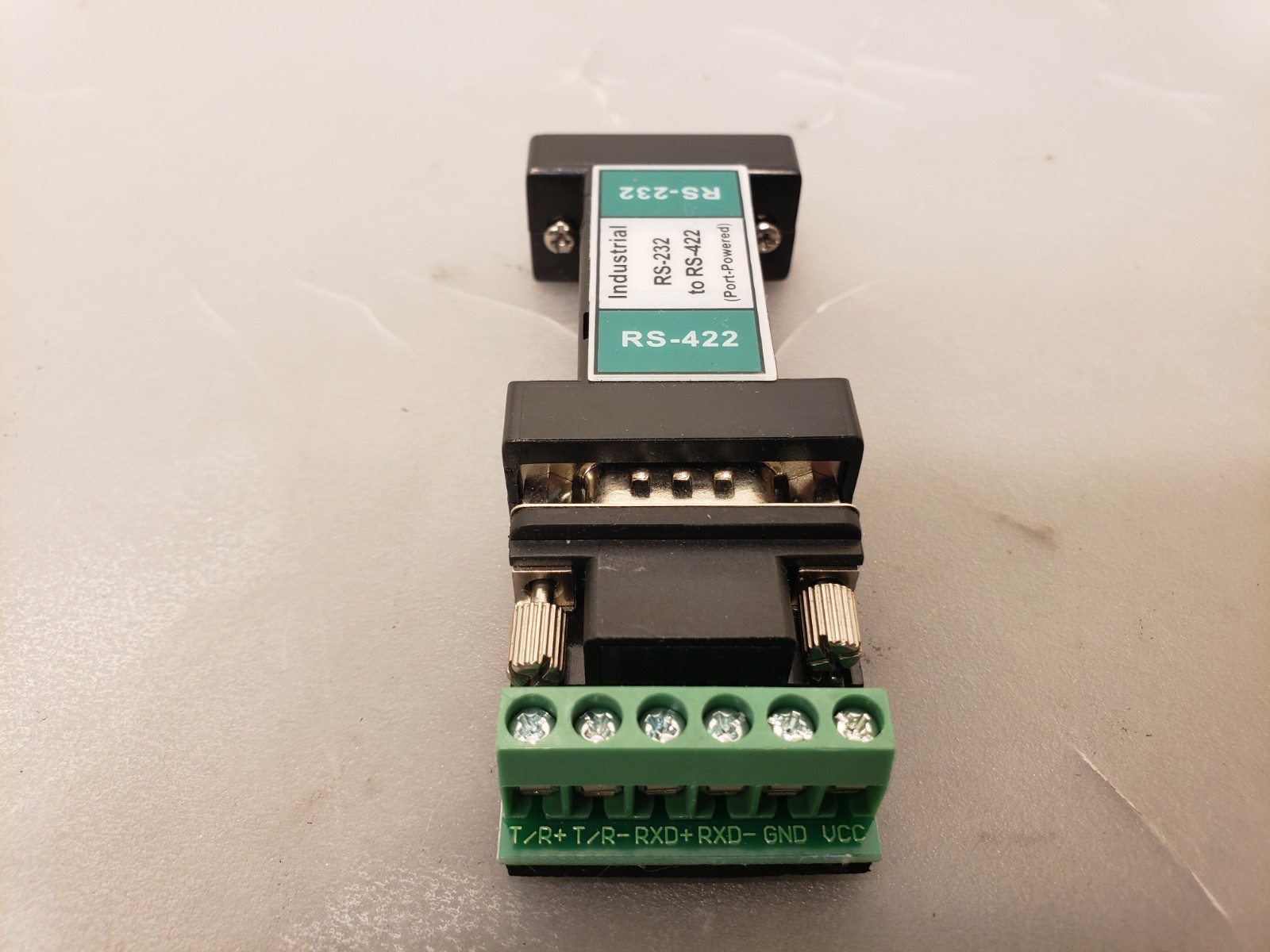 Industrial Port Powered RS-232 to RS-422 Converter DB9 DB-9