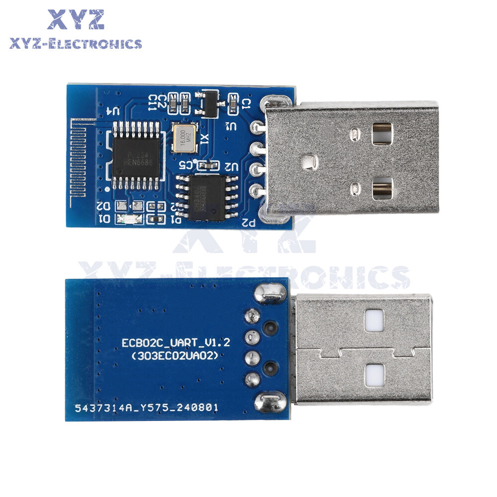 1-10Piece USB Bluetooth 5.2 Serial Module ECB02C BLE Serial Transmission Module