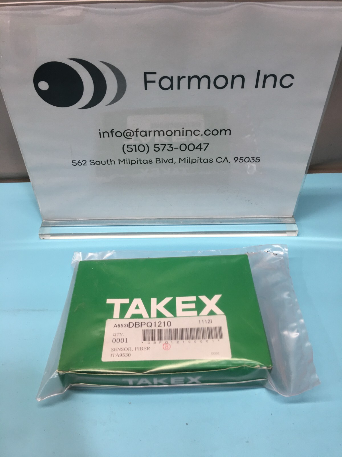 Takex FTSV73BC-8 Fiber Sensor, A6536DBPQ1210, 152505