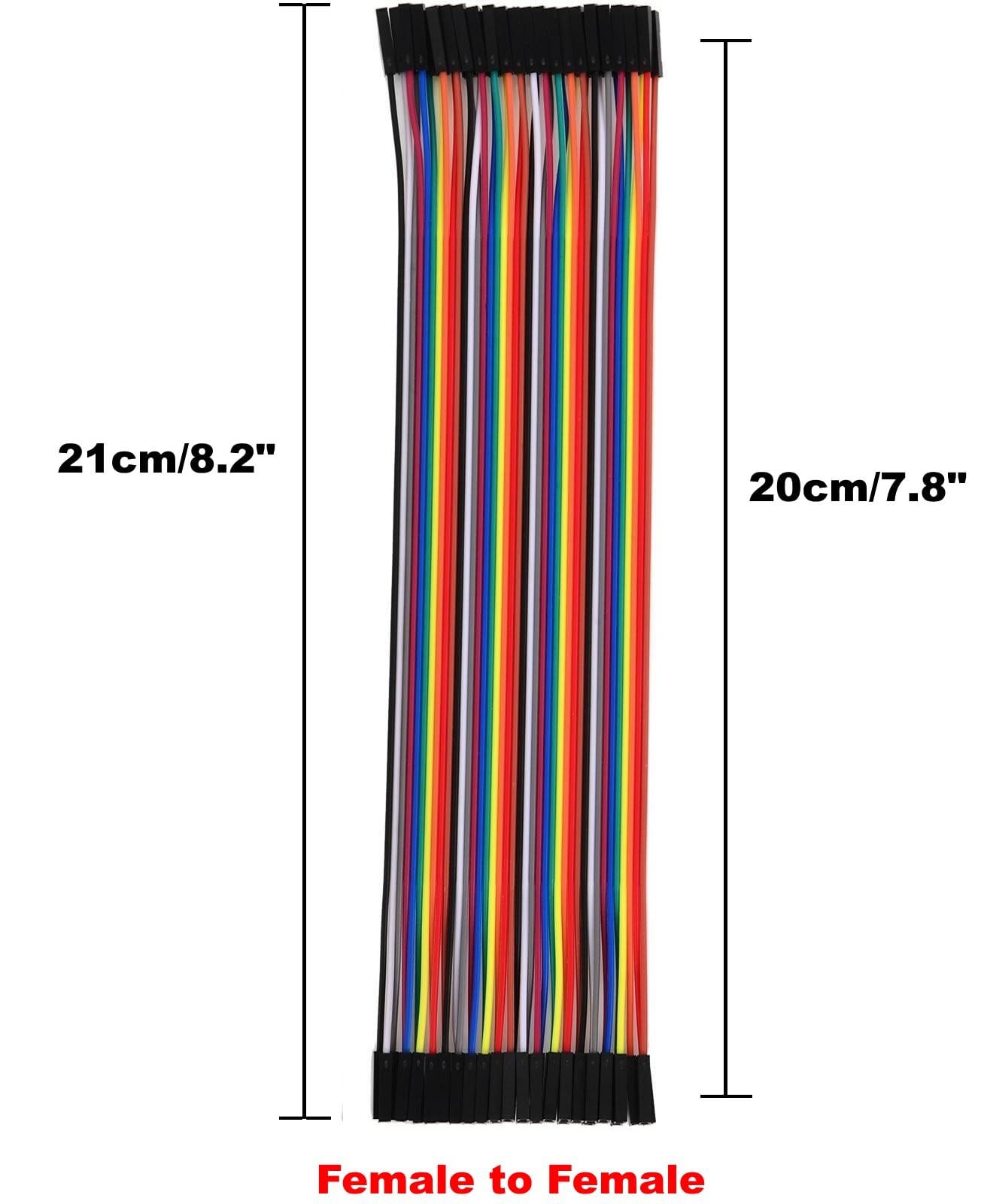 120PCS Dupont Jumper Wire Kit M/M M/F F/F 20cm Breadboard Cables for Arduino