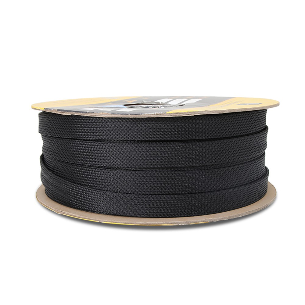 PET Expandable Braided Cable Tidy Sleeving Wire Harness Flexible Various Colours