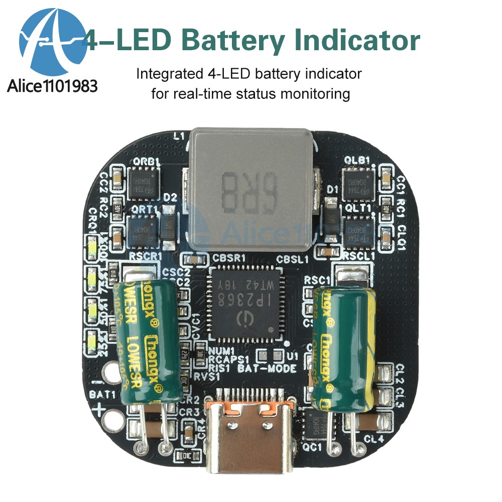 IP2368 Bidirectional Charging Discharging Module PD100W Boost-Buck Fast Charging