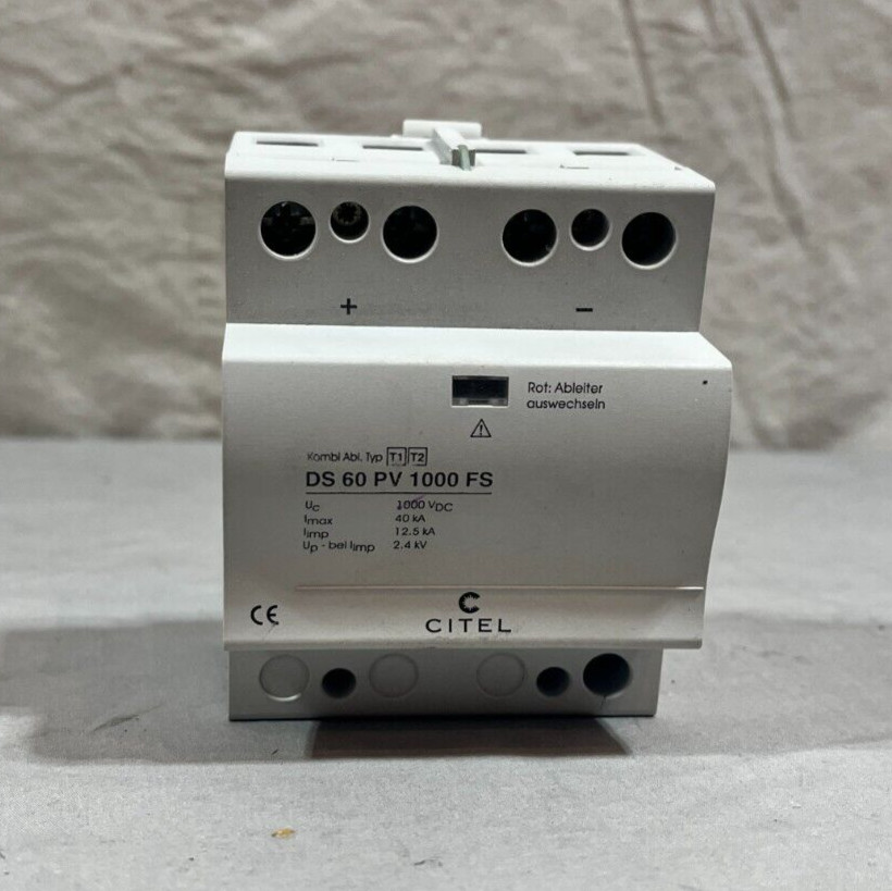 Citel DS60PV-1000 Solar Over Voltage Arrestor DS60 PV 1000 FS GREAT