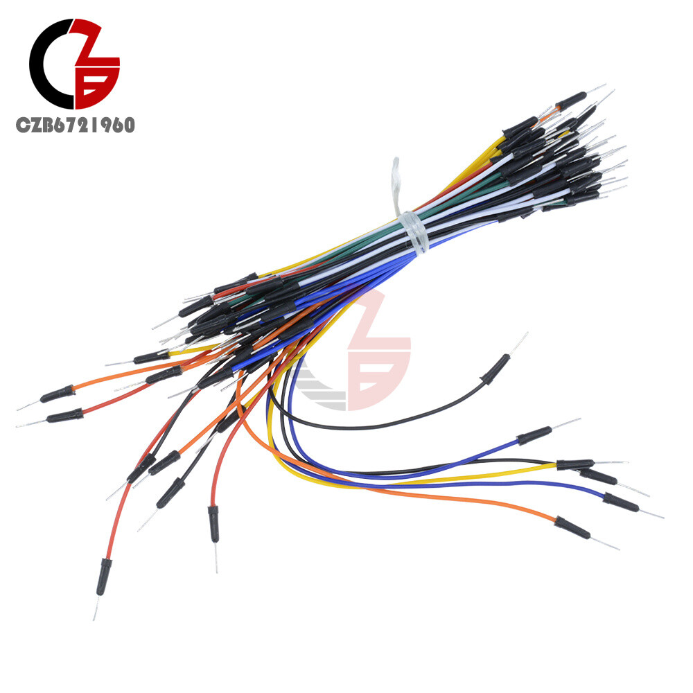 65PCS Breadboard Wires Jumper Cable Male to Male Solderless Flexible For Arduino